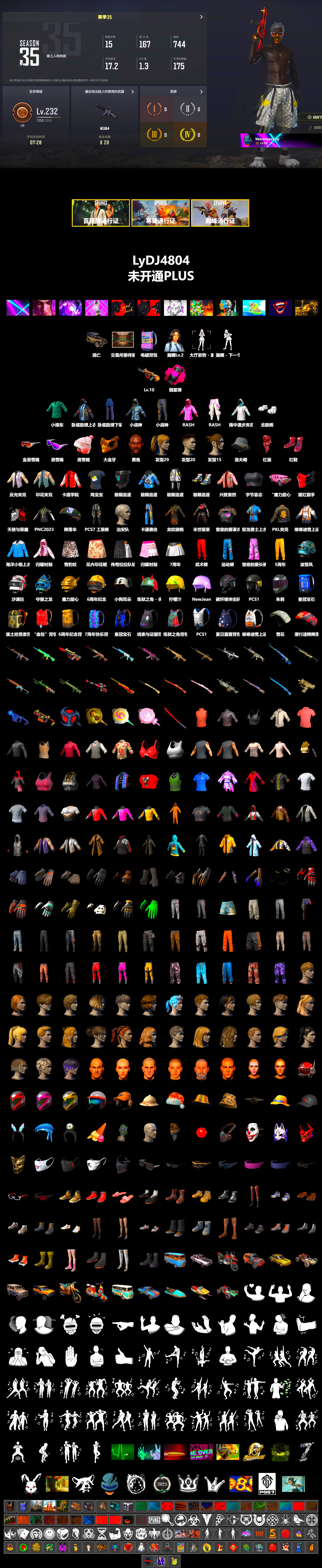 Magenta Smoke Grenade, Jonathan Kamau, Snow Glasses, PGC 2021 Contingent Chaos Mask, Duncan's Infiltrator Handwraps, Hi-top Trainers (Red), PLAYERUNKNOWN's Bandana, Heavy Fur Coat (Black), Polar Bear Feet, Rash Beixli Xtra Tough Jacket, Harley Quinn's Hair, Rash Beixli Xtra Tough Jacket, PKL 2019 Phase 2 Jacket, Sideshow Bear Feet - 2