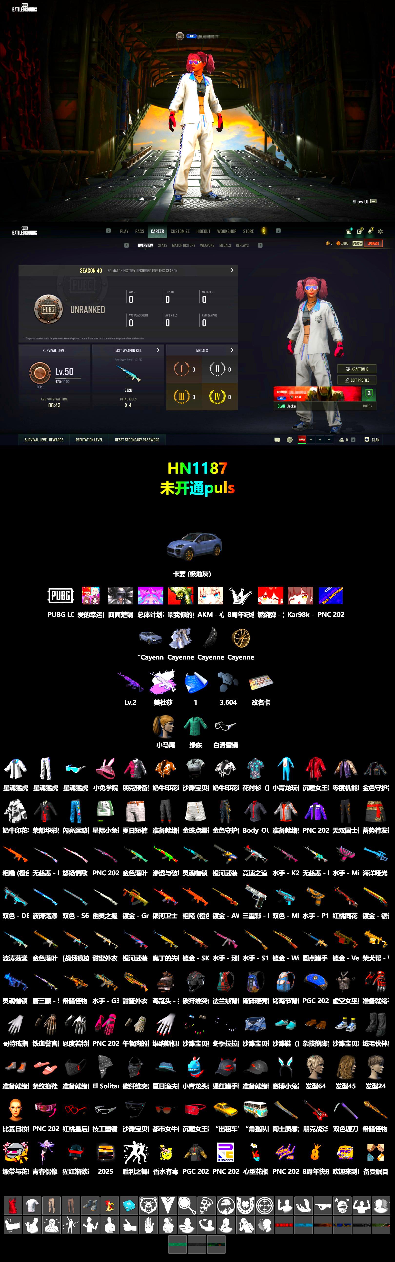 «Cayenne Turbo GT» SUV, Harley Quinn's Hair, XingHun's Tiger Strike Jacket, XingHun's Tiger Strike Pants, Sideshow Bear Feet - 2