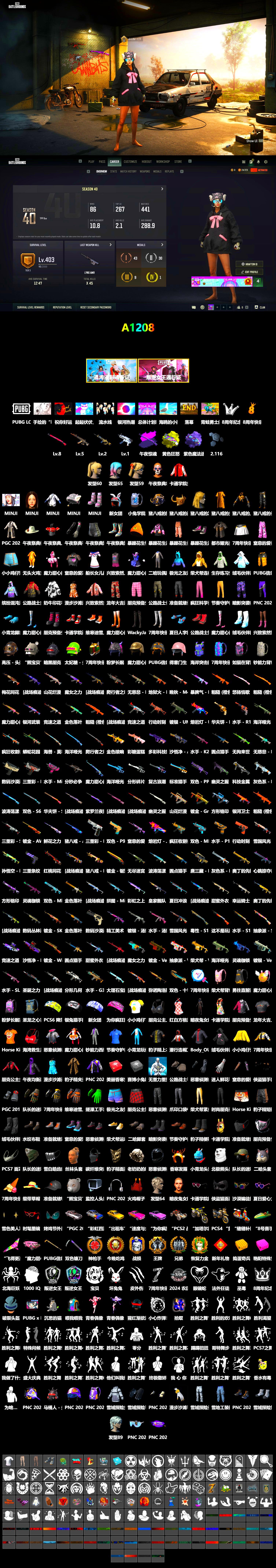 Yellow Fog of Fury — M79, Purple Magical Mist — M79, Full Autumn — M416 - 2