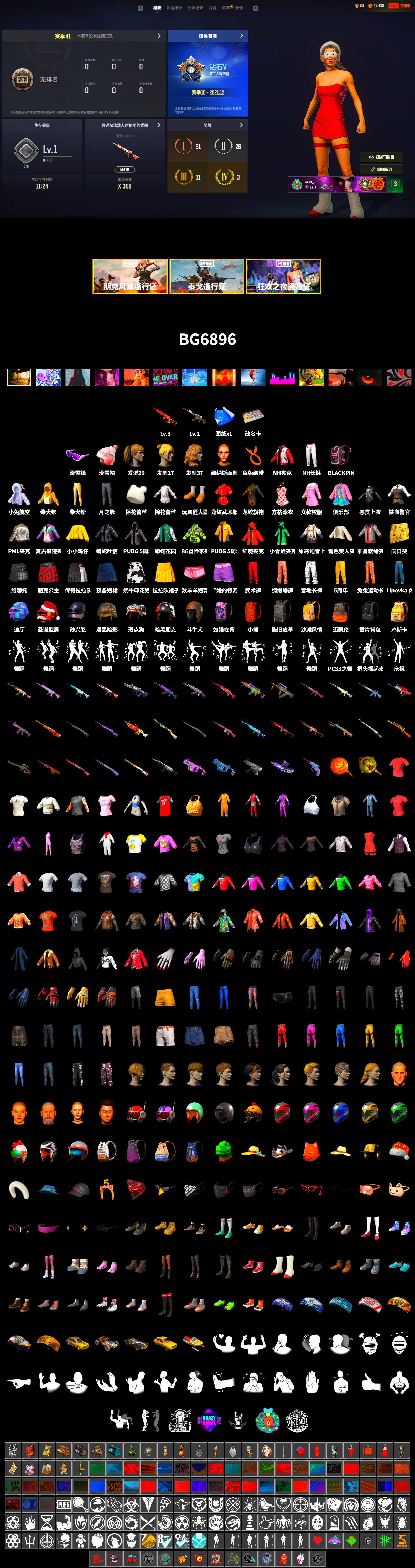 Snow Glasses, Harley Quinn's Hair, PML 2019 Phase 2 Jacket, NH-Esports Jacket, Full Autumn — M416, NH-ESPORTS - Beryl M762 - 2