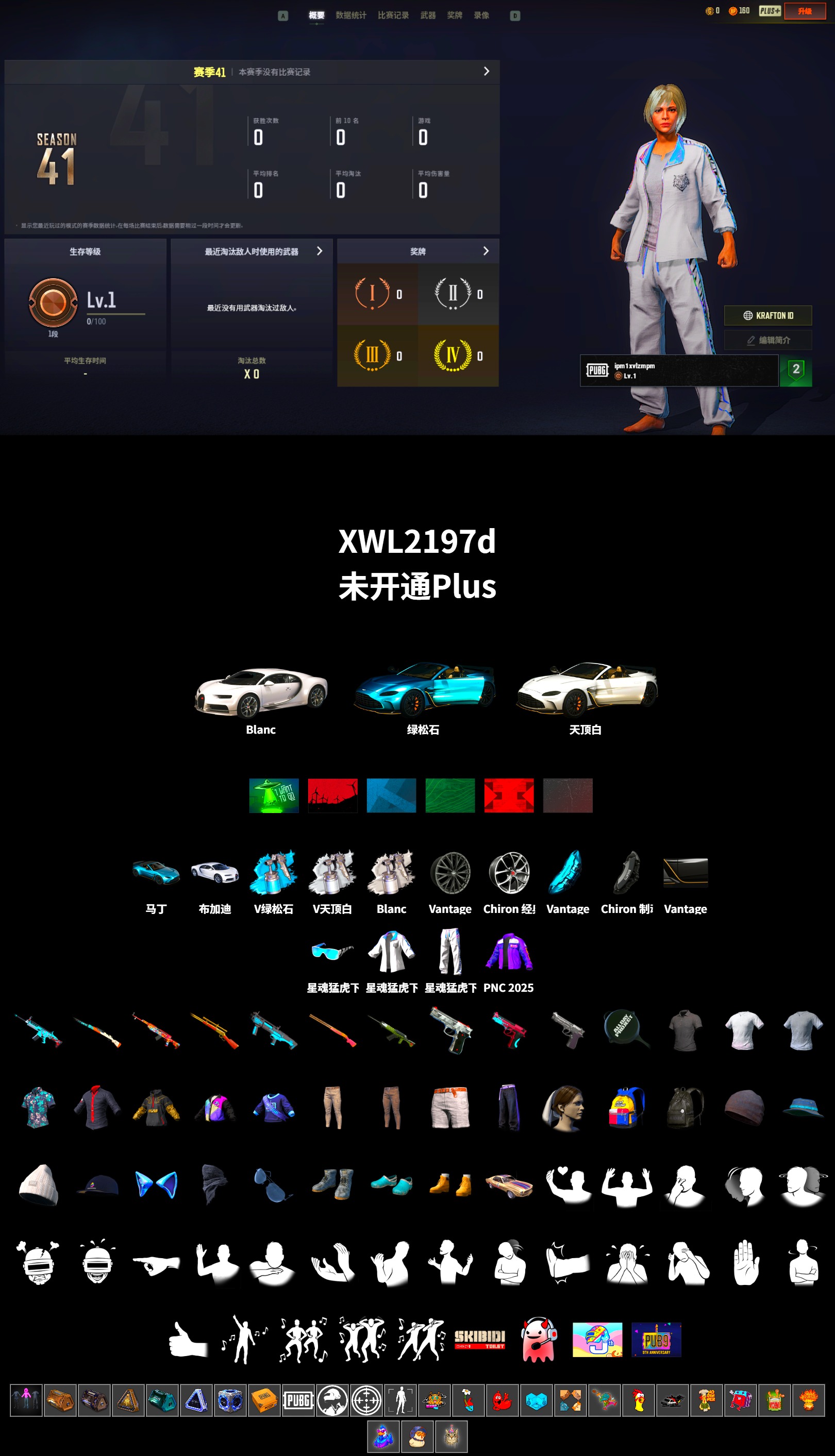 «Chiron» Sports Car, «V12 Vantage Roadster (Luxe)» Sports Car, XingHun's Tiger Strike Jacket, XingHun's Tiger Strike Pants - 2