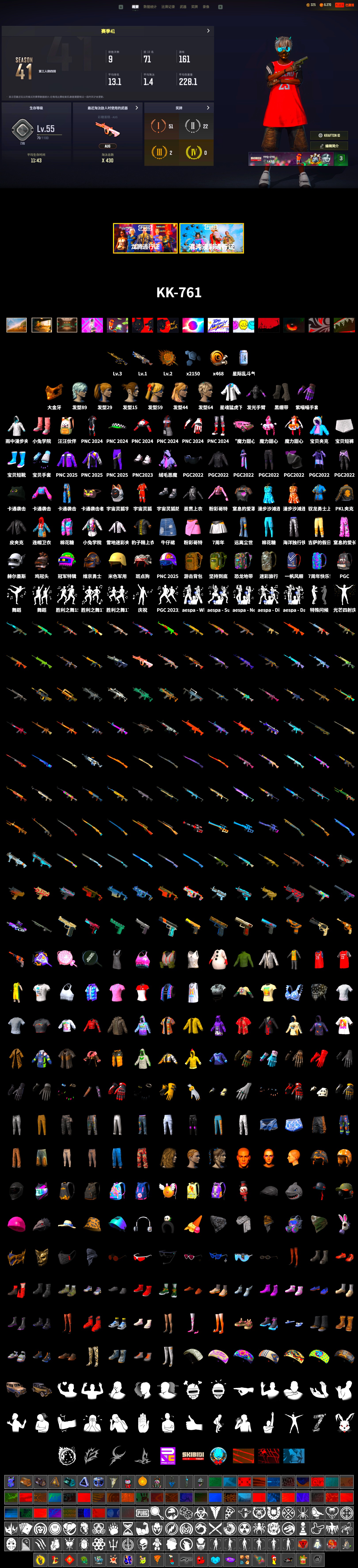 Duncan's Infiltrator Handwraps, PGC 2021 Contingent Chaos Mask, Harley Quinn's Hair, XingHun's Tiger Strike Jacket, PKL 2019 Phase 2 Jacket - 2
