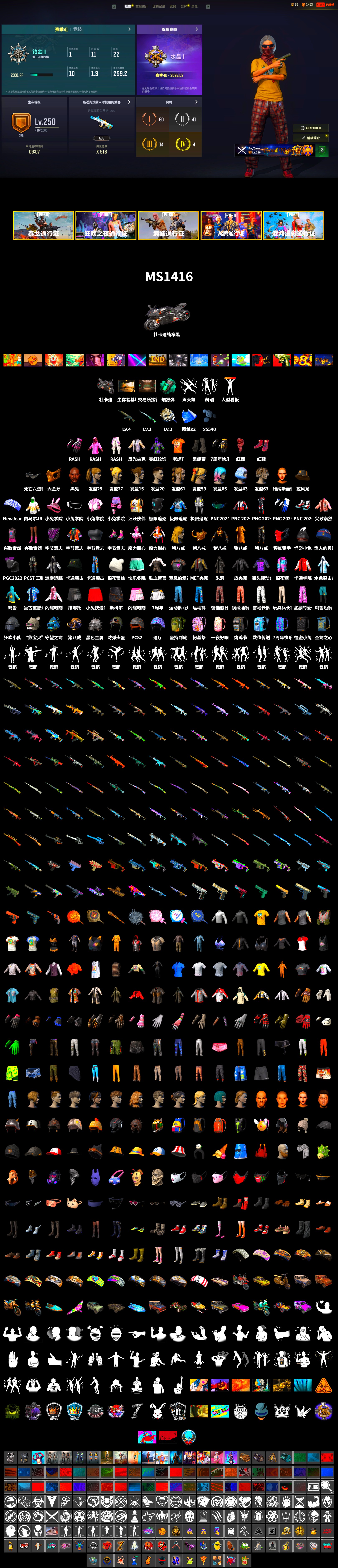 Teal Smoke Grenade, Hi-top Trainers (Red), Duncan's Infiltrator Handwraps, «Panigale V4 S (Pitch Black)» Motorcycle, Jonathan Kamau, PGC 2021 Contingent Chaos Mask, PLAYERUNKNOWN's Bandana, Heavy Fur Coat (Black), Rash Beixli Xtra Tough Jacket, Harley Quinn's Hair, Rash Beixli Xtra Tough Jacket, Sideshow Bear Feet - 2