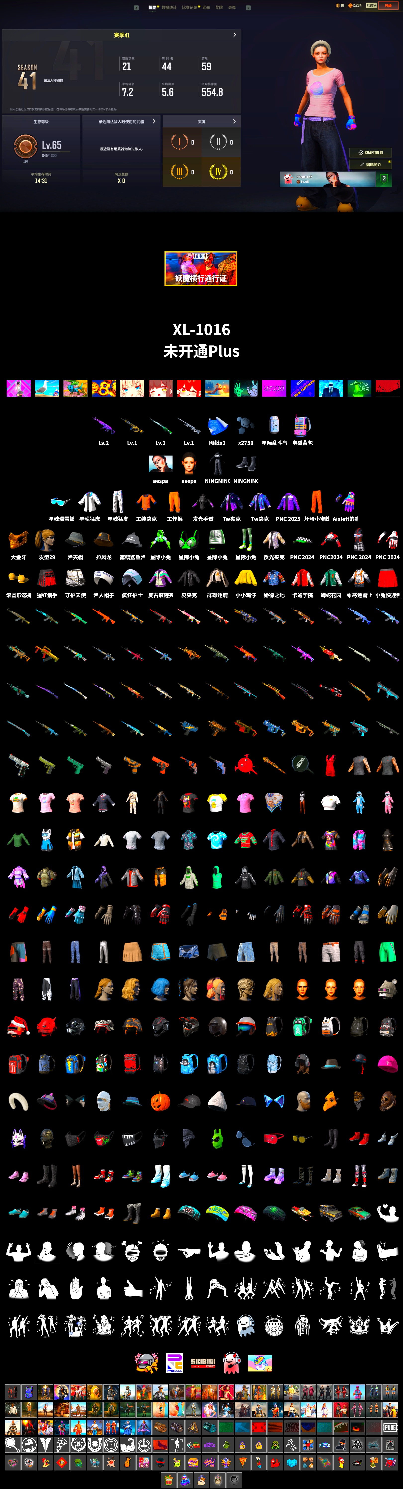 PGC 2021 Contingent Chaos Mask, aespa Stage, Harley Quinn's Hair, aespa NINGNING, XingHun's Tiger Strike Jacket, XingHun's Tiger Strike Pants, Full Autumn — M416 - 2