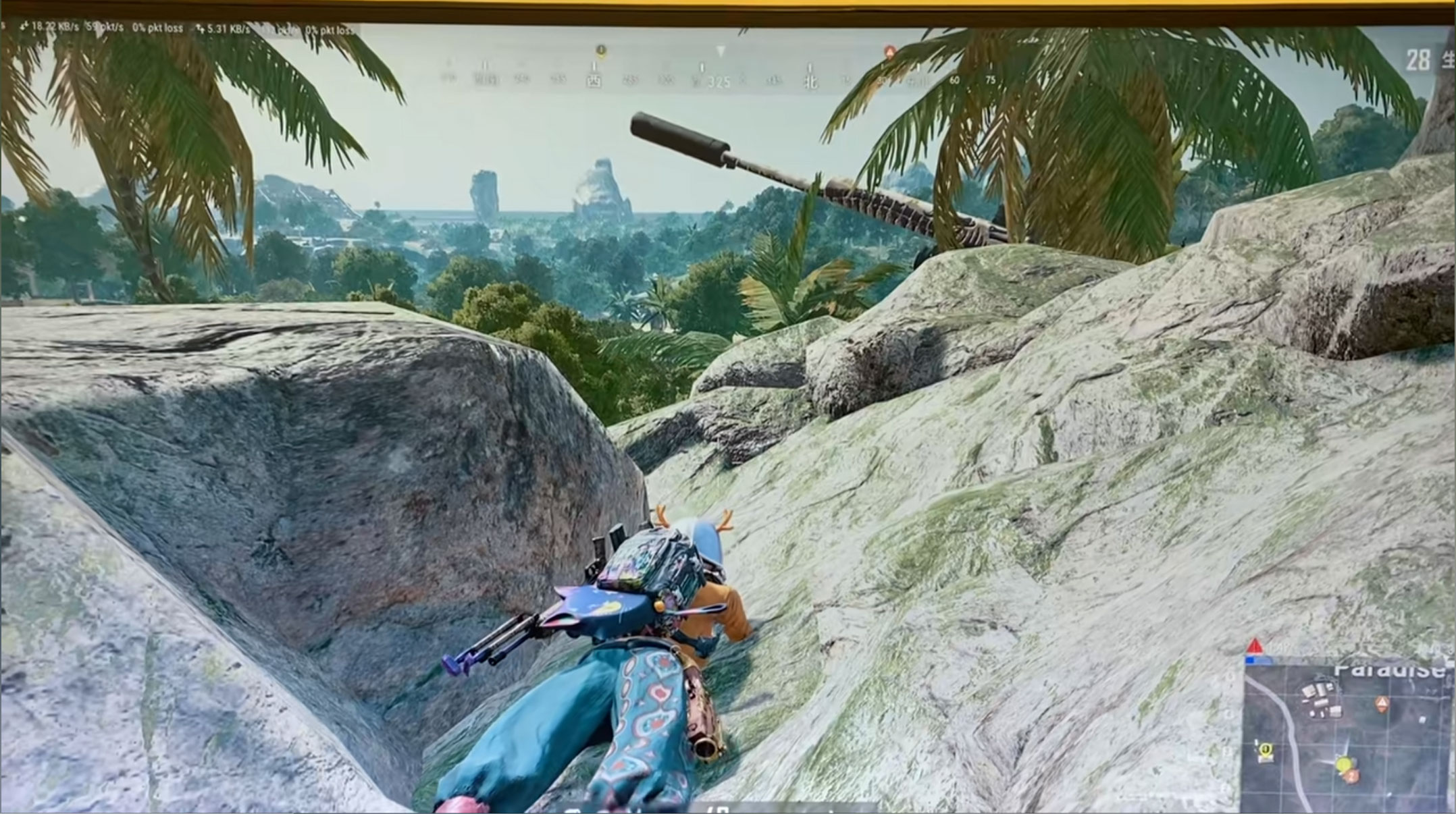 巨型枪支挂演示图