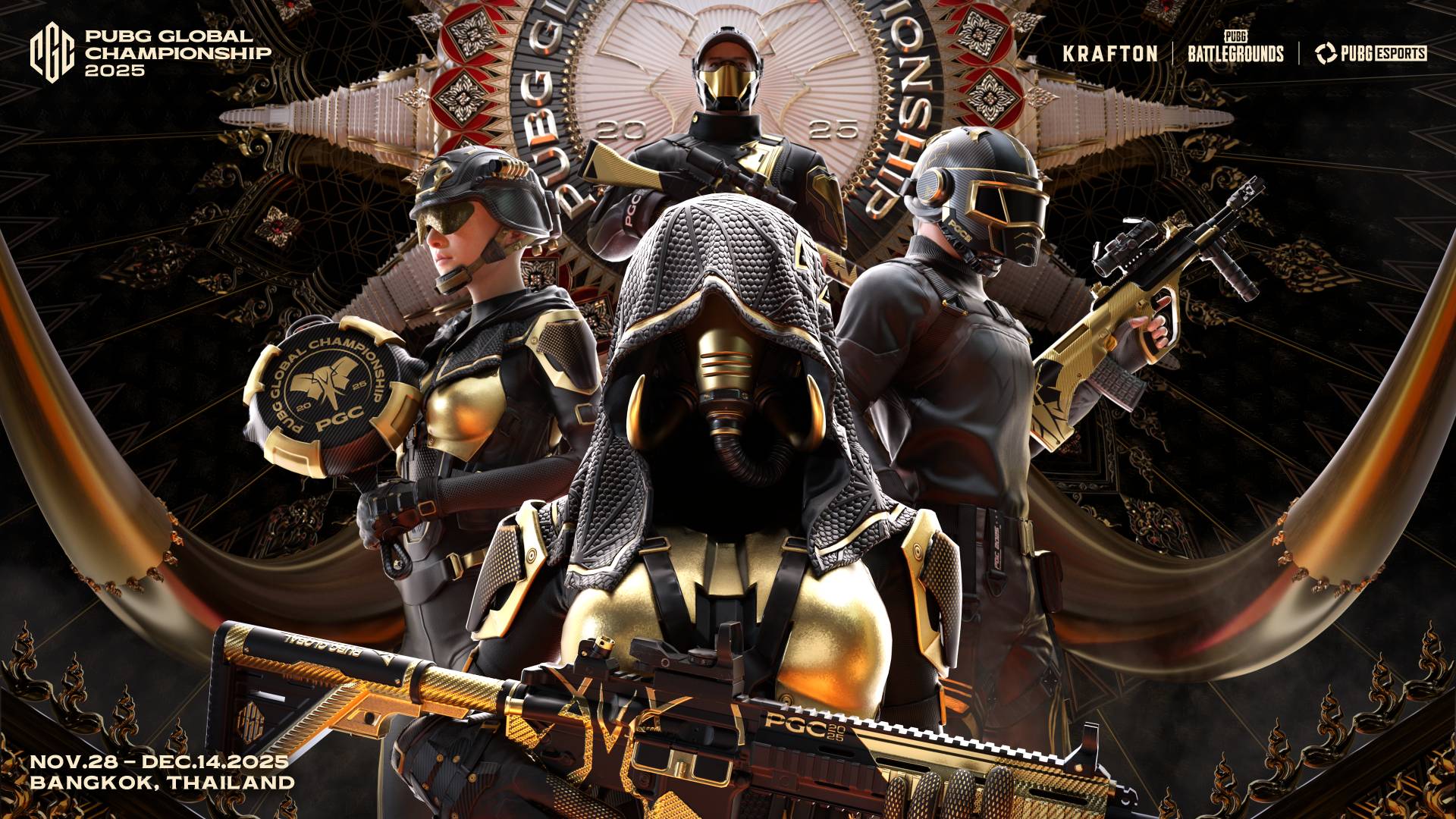 PUBG全球锦标赛2025落地曼谷