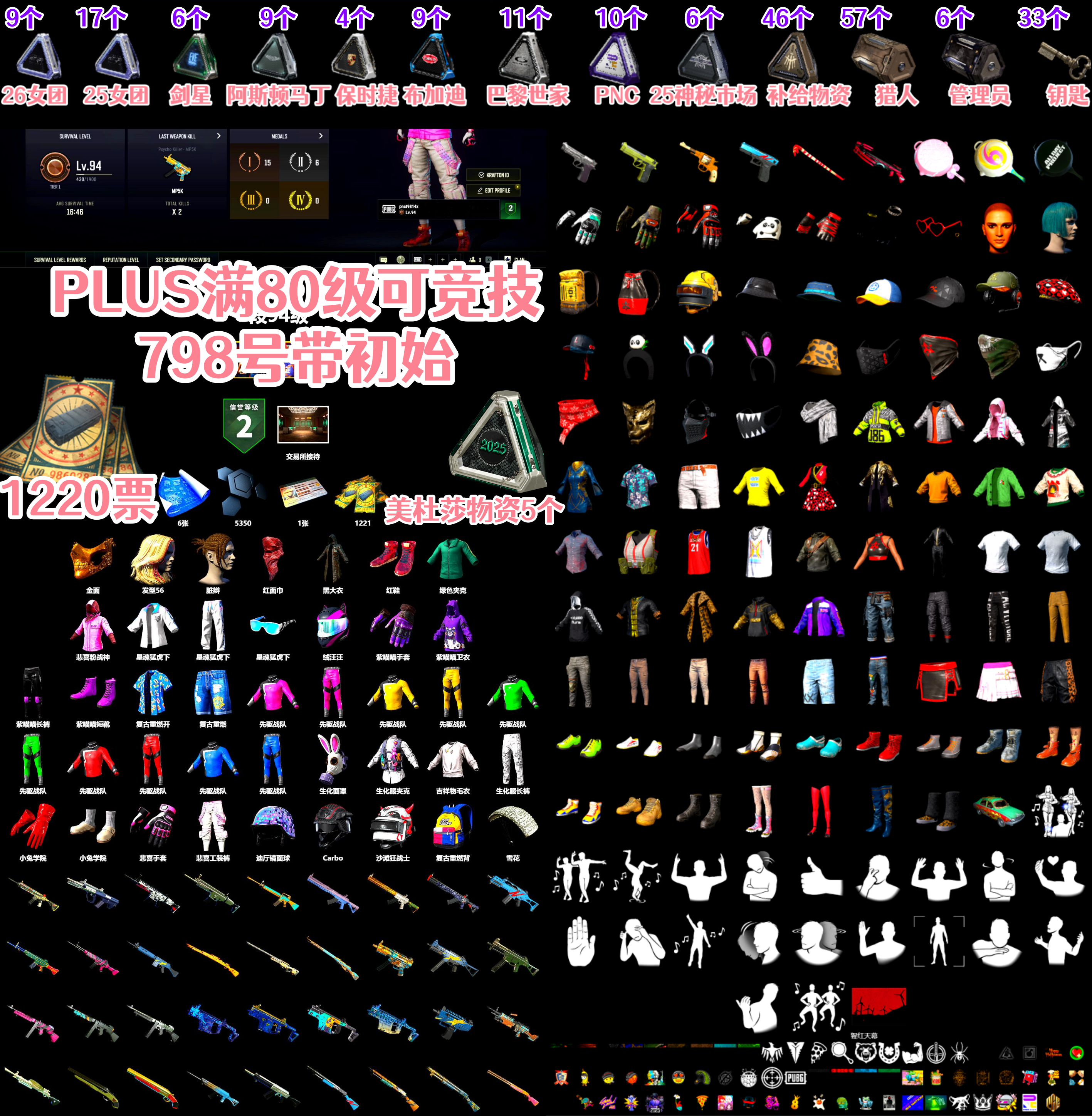 Hi-top Trainers (Red), PGC 2021 Contingent Chaos Mask, PLAYERUNKNOWN's Bandana, Heavy Fur Coat (Black), Rash Beixli Xtra Tough Jacket, Rash Beixli Xtra Tough Jacket, XingHun's Tiger Strike Jacket, XingHun's Tiger Strike Pants, Refined Aeolus — Vector - 2